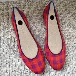 NEW Rothy’s Pomegranate Gingham squares